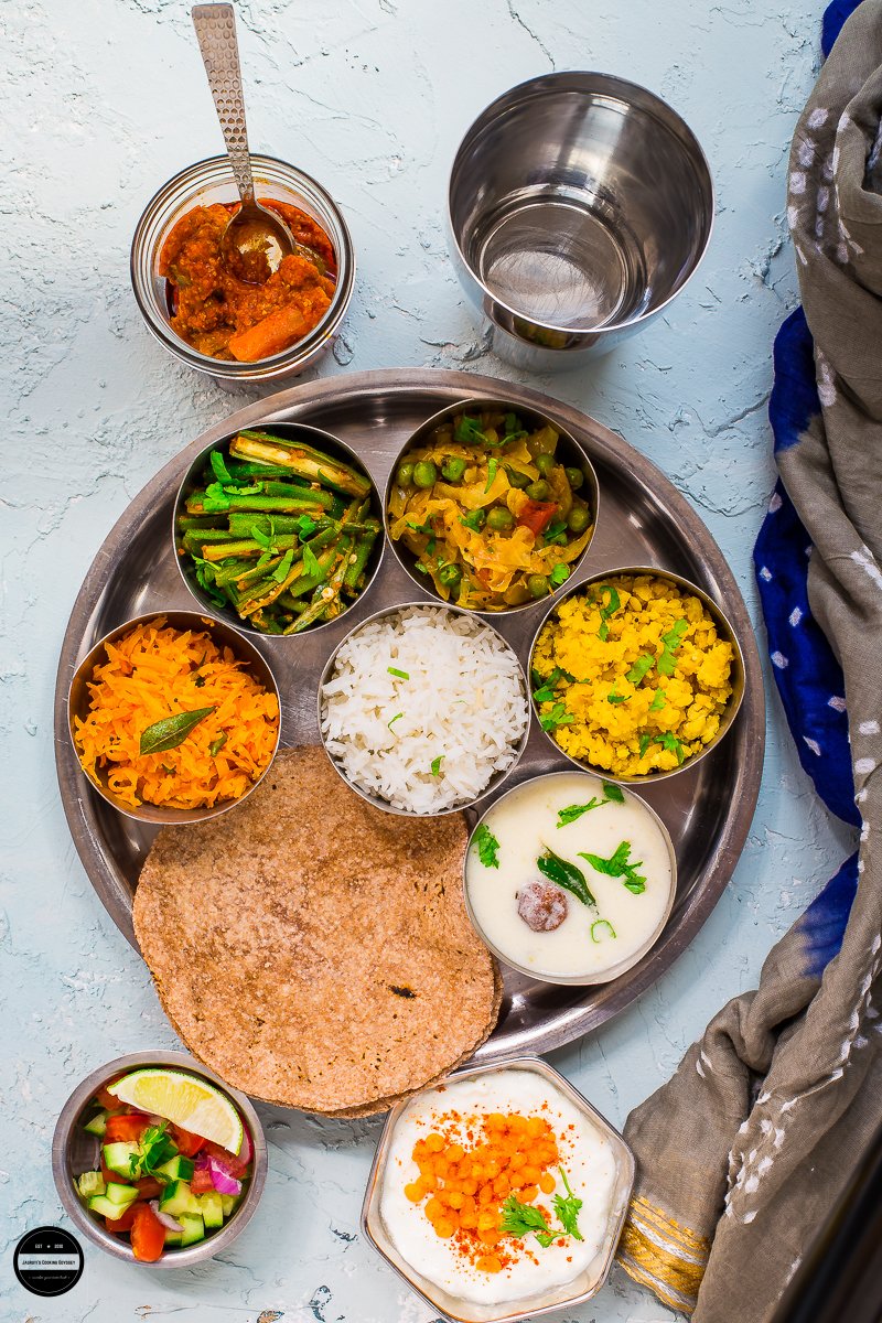 Pure Gujarati Thali