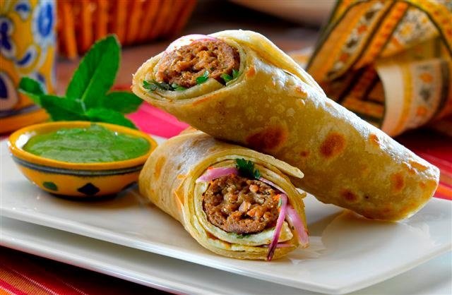 Kolhapuri Mutton Roll