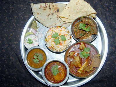 Mutton Rice Thali