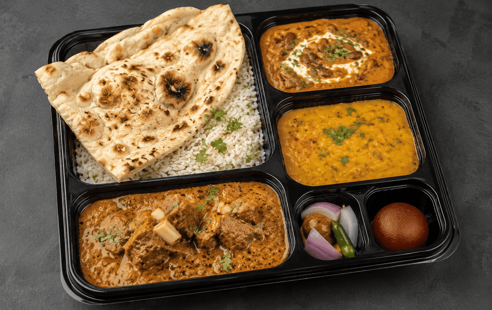 Himachali Chha Gosht Thali (Non- vegetarian)