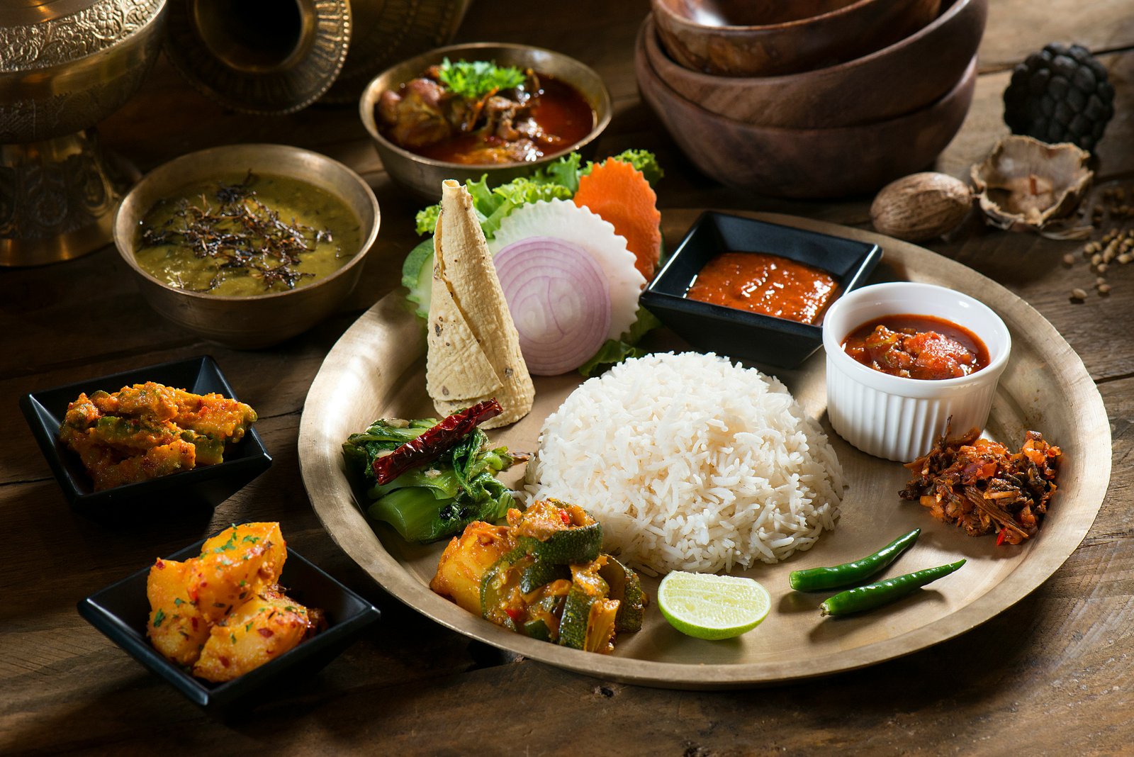 Tiffin box on office desk